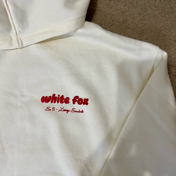 White Fox Boutique Era 8 Hoodie (Cherry Cream) - Picture 13 of 14